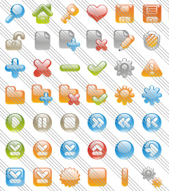 Web Buttons Icons 3d Ready Made Buttons For Flash