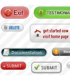 Webpage Buttons Animated Clipart Website Buttons