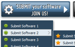 web page button menu Mac HTML Button Maker Software