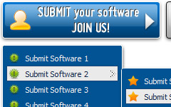 download button images with blue background Windows XP Menu For Web Pages