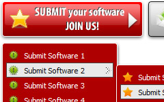 Windows XP Javascript Menu Web Design Buttons Free Download