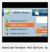 Navigation Item Buttons Web Page Design Rollover