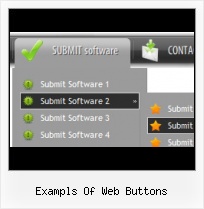 Web Page Buttons And Tabs Website With Professional Buttons
