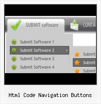 Html Menu Selected State Blue Buttons Of HTML