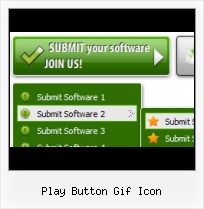 Icon Play Button Css Javascript Button Rollover
