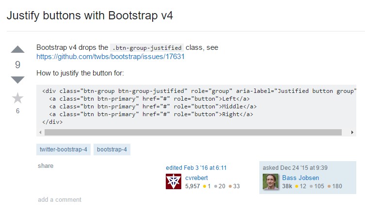  Support buttons  along with Bootstrap v4