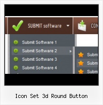Green Web Menu Button Bottons For Web Sites