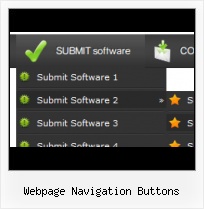 Vista Button Dropdown Menu Maker Green Web Button Set