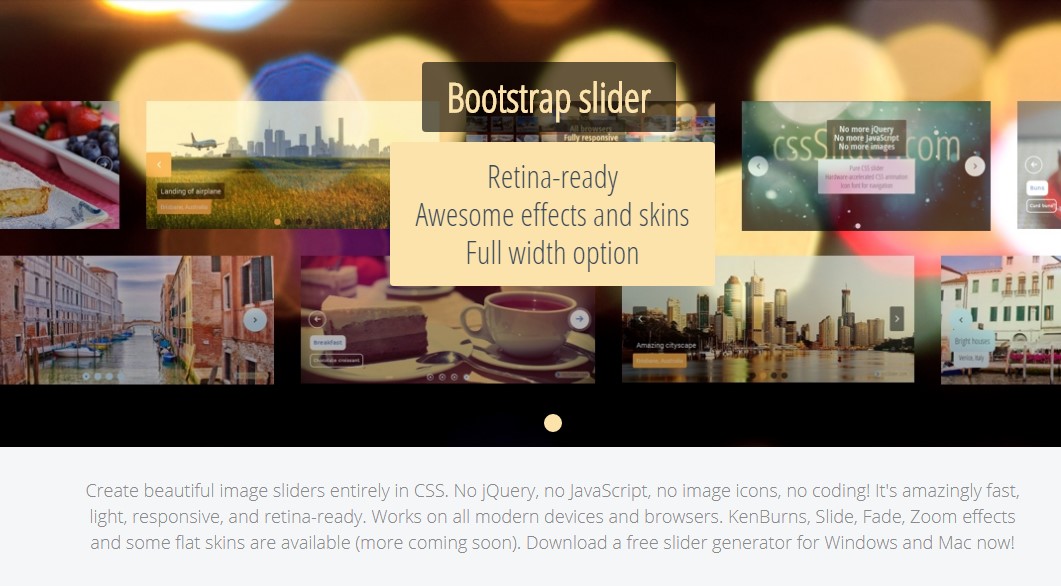  Bootstrap Gallery Slider 