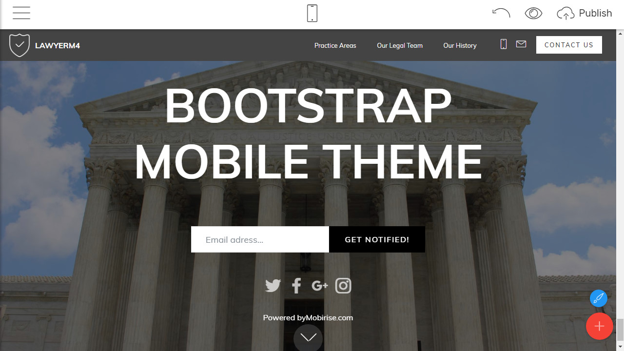 Bootstrap Website Theme