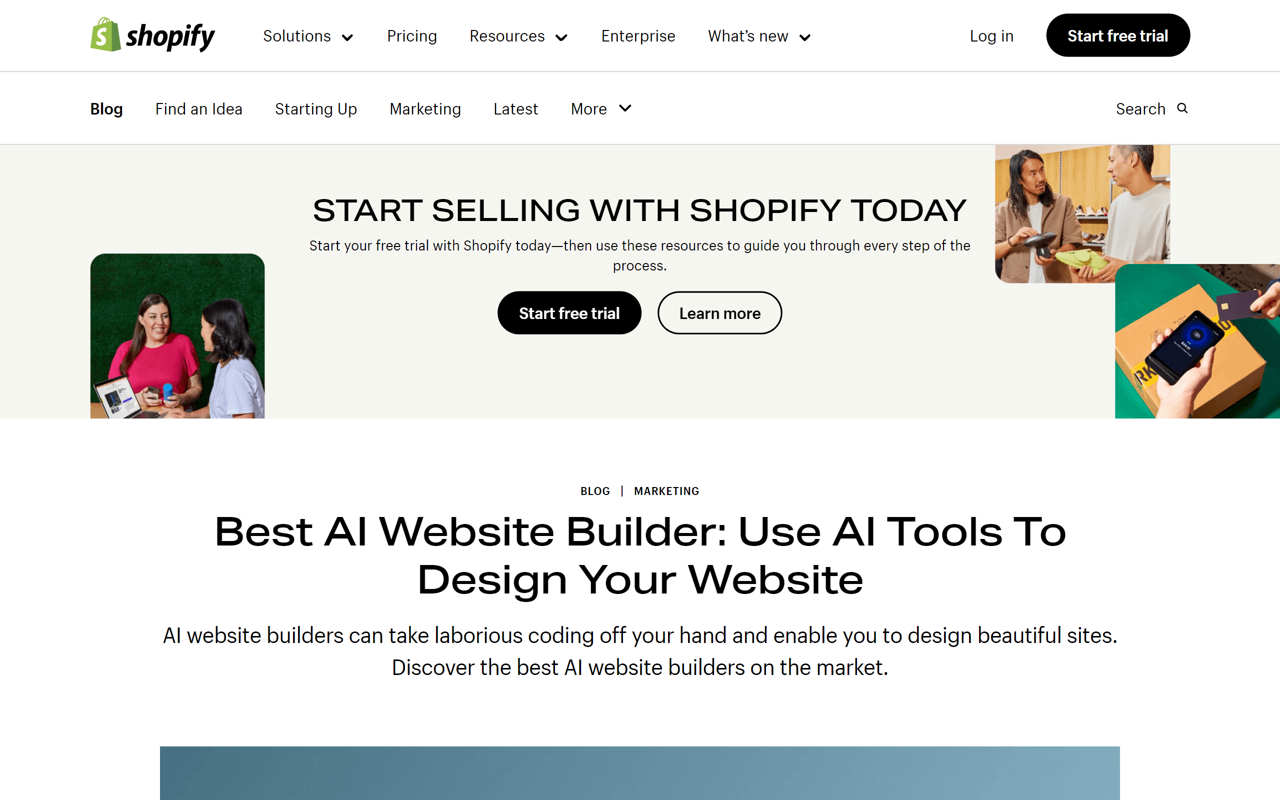 Shopify AI Website Builder