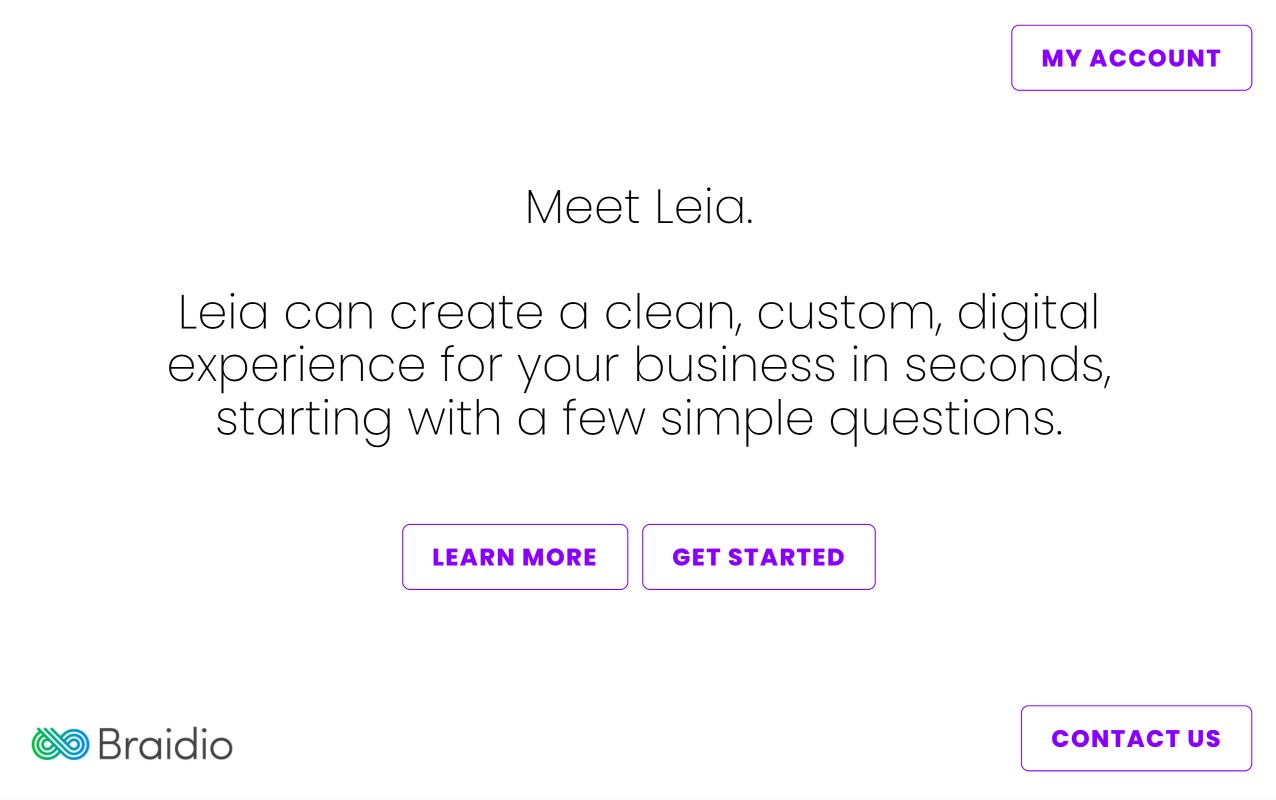 Leia AI Website Builder